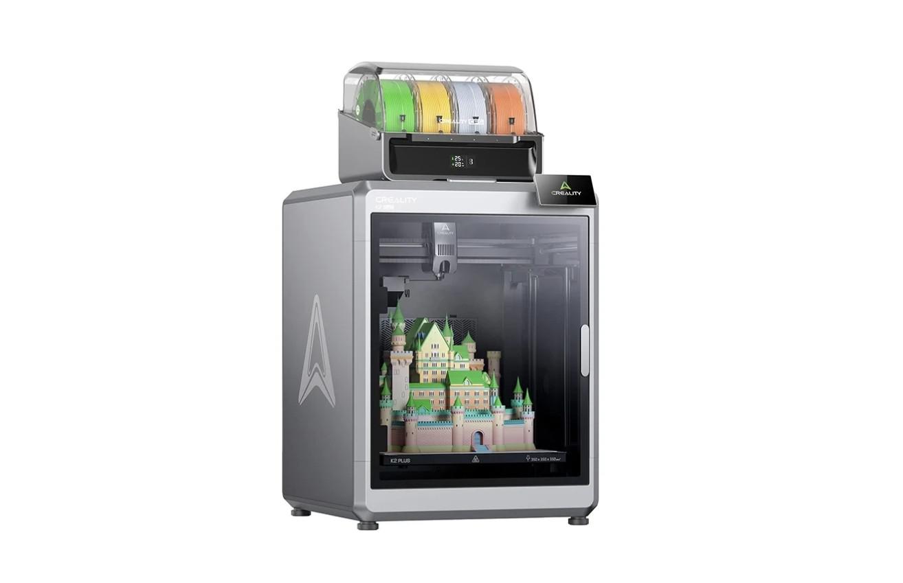 CREALITY Imprimanta 3D, Tehnologie FDM, Volum printare: 350*350* 350mm, Dimensiuni, K2 PLUS COMBO - imagine 3