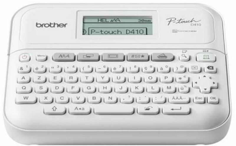 BROTHER Imprimanta Transfer Termic 180dpi PT-D410, Viteza de tiparire: 20mm/s, Latime, PTD410YJ1