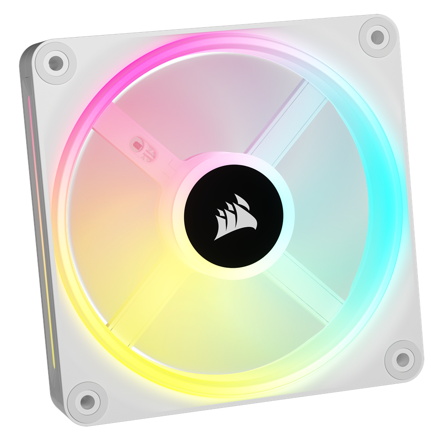 Corsair Ventilator CR iCUE LINK QX120 RGB WHITE, CO-9051005-WW - imagine 2