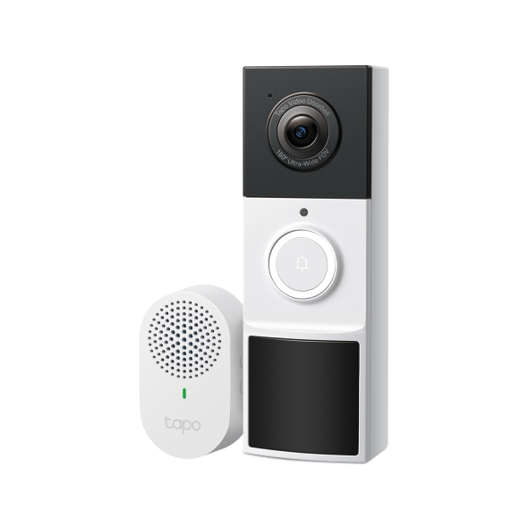 Tp-Link SONERIE VIDEO Smart, rezolutie 2K, 3 Mpix, night vision color, alarma antifurt, Tapo D210