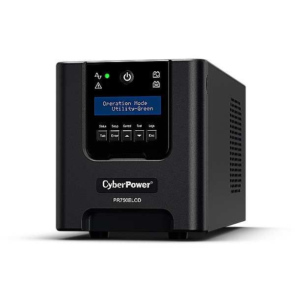 Cyber Power UPS Line Int. cu sin. pura, cu management, Tower, LCD, 750VA/675W, AVR, 6x, PR750ELCD
