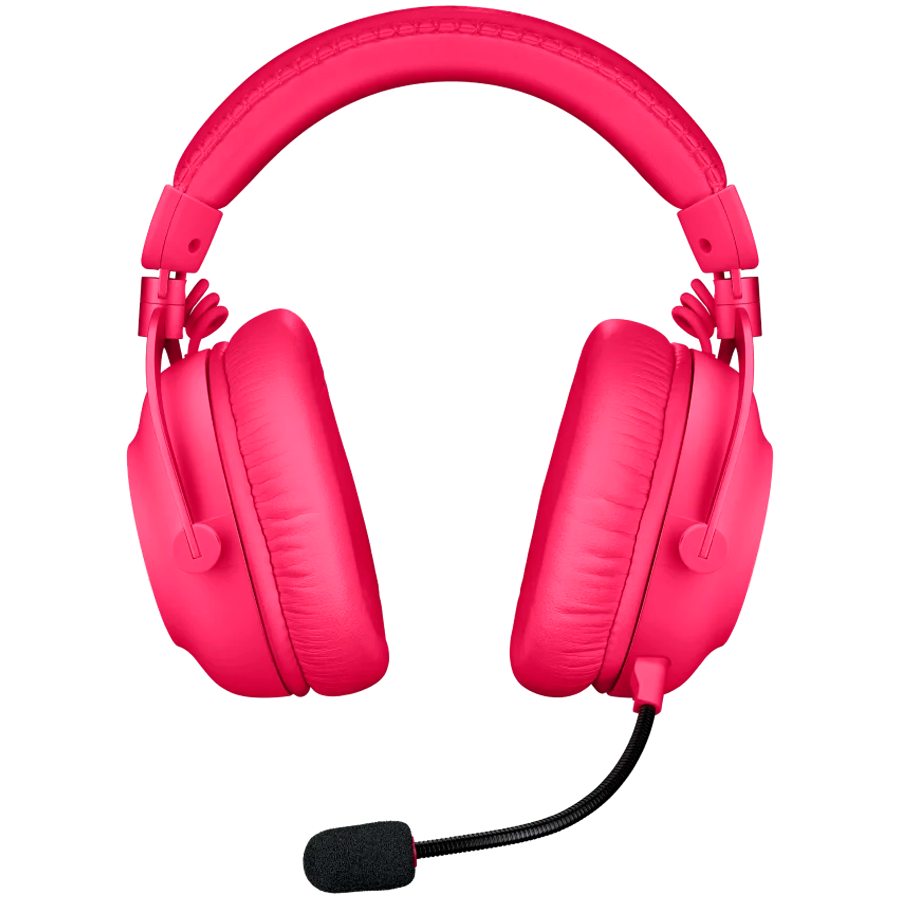 Logitech G PRO X2 LIGHTSPEED Wireless Gaming Headset - Blue Mic - MAGENTA, 981-001275