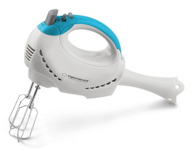 Esperanza Mixer de mana Esperanz Tiramisu 300W Alb/Albastru, EKM010