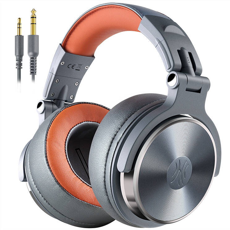 OneOdio Casca cu fir detasabil, tip over ear, utilizare profesionala, DJ, conectare, Pro50-Deep-Grey