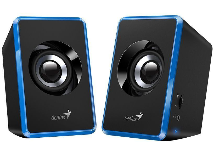 Genius BOXE 2.0, RMS: 3W (2 x 1.5W), USB power, 1.2m, blue, "SP-U125", 31730042402 - imagine 2
