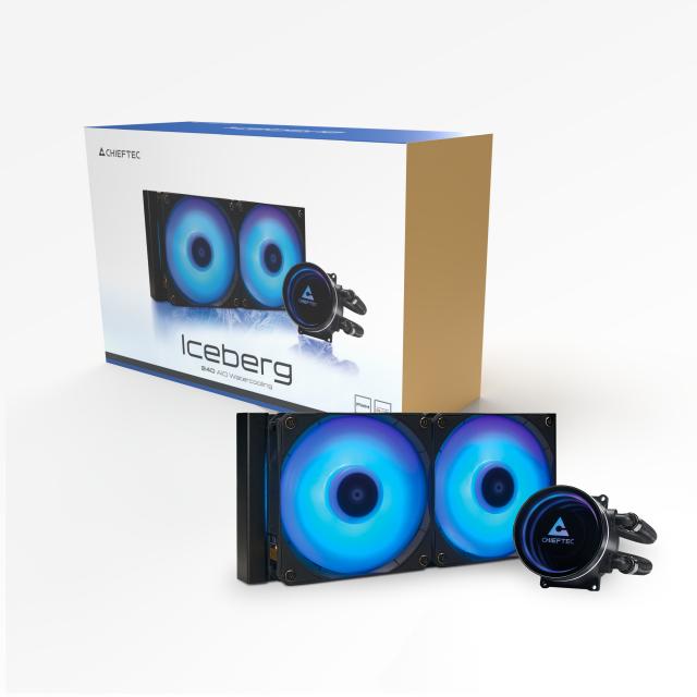 CHIEFTEC COOLER Iceberg 240 RGB, skt. Intel si AMD, racire cu lichid, 2 x 120mm, 500, CLC-240RGB - imagine 8