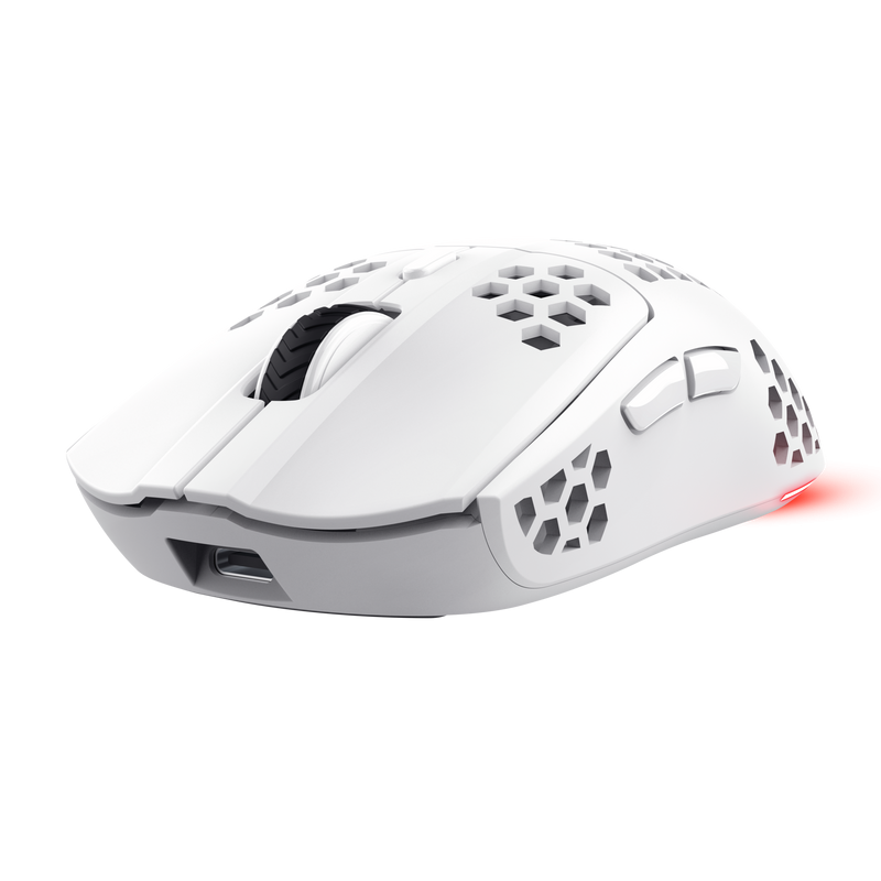 TRUST Mouse Gaming Wireless GXT 929 Helox, 4800 dpi, Alb, TR-25390