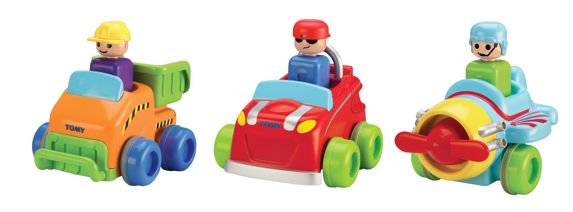 TOMY VEHICULE COLORATE, PUSH AND GO, DIV.MODELE, T1012
