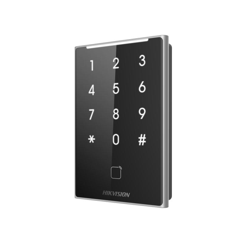 HIKVISION Cititor de proximitate cu tastatura, DESfire card, Felica card and M1 card, DS-K1109DKB