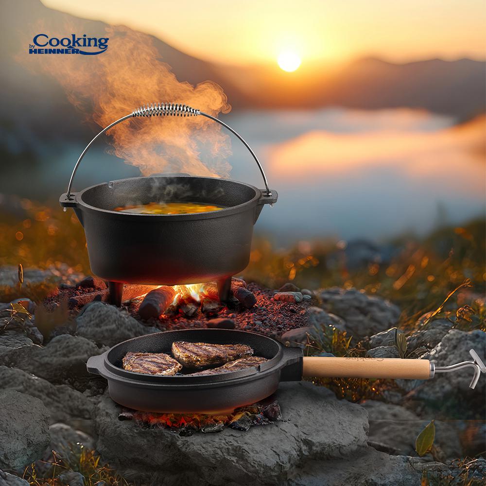 HEINNER CEAUN FONTA PURA + CAPAC DIA 29.5 CM, 6 L, NATURE, COOKING BY, HR-ZVC-TC7 - imagine 10