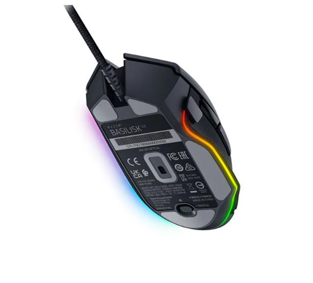 RAZER Mouse Gaming Basilisk V3, 26000 DPI, Negru, RZ01-04000100-R3M1 - imagine 3