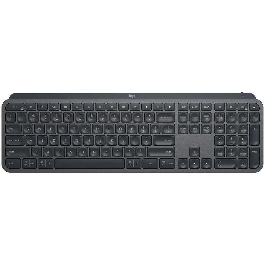 Logitech MX Mechanical Wireless Illuminated Performance Keyboard - GRAPHITE - US INTL, 920-010757