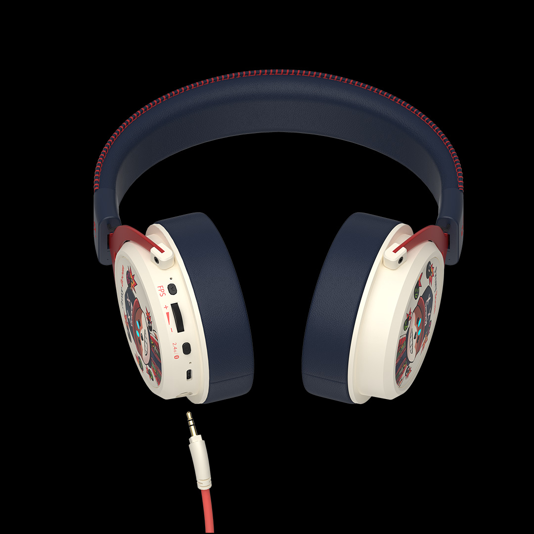 A4Tech Casti gaming Bloody Bluetooth v5.3 + 2.4GHz + Wired Multi-Mode Connection, MR595 Proxy Boom - imagine 3