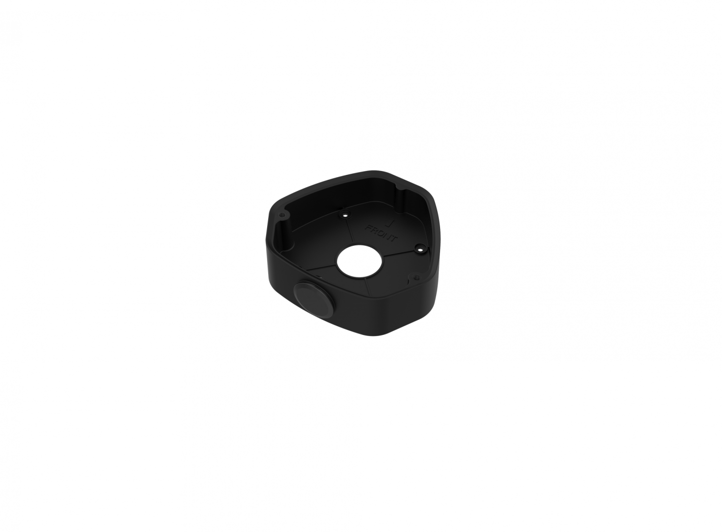MILESIGHT TECHNOLOGY JUNCTION BOX A74 NEAGRA, dimensiuni: 121.5*116.5*37.2mm, greutate, A74/BLACK