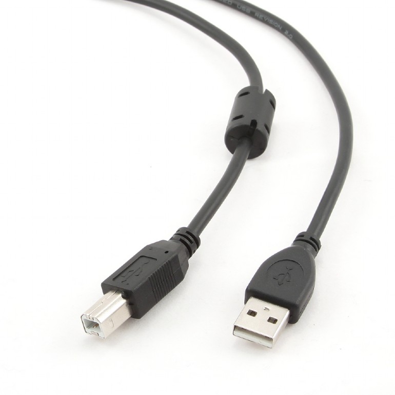 Gembird CABLU USB pt. imprimanta, USB 2.0 (T) la USB 2.0 Type-B (T), 4.5m, premium, CCF-USB2-AMBM-15