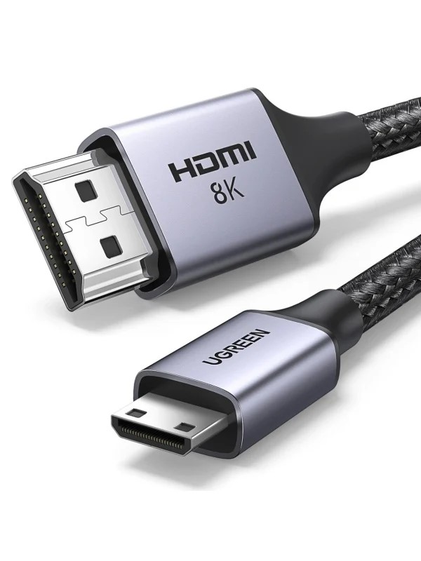 UGreen CABLU video, HD163 miniHDMI (T) la HDMI (T), rezolutie maxima 8K UHD 60 Hz, conectori, 15515