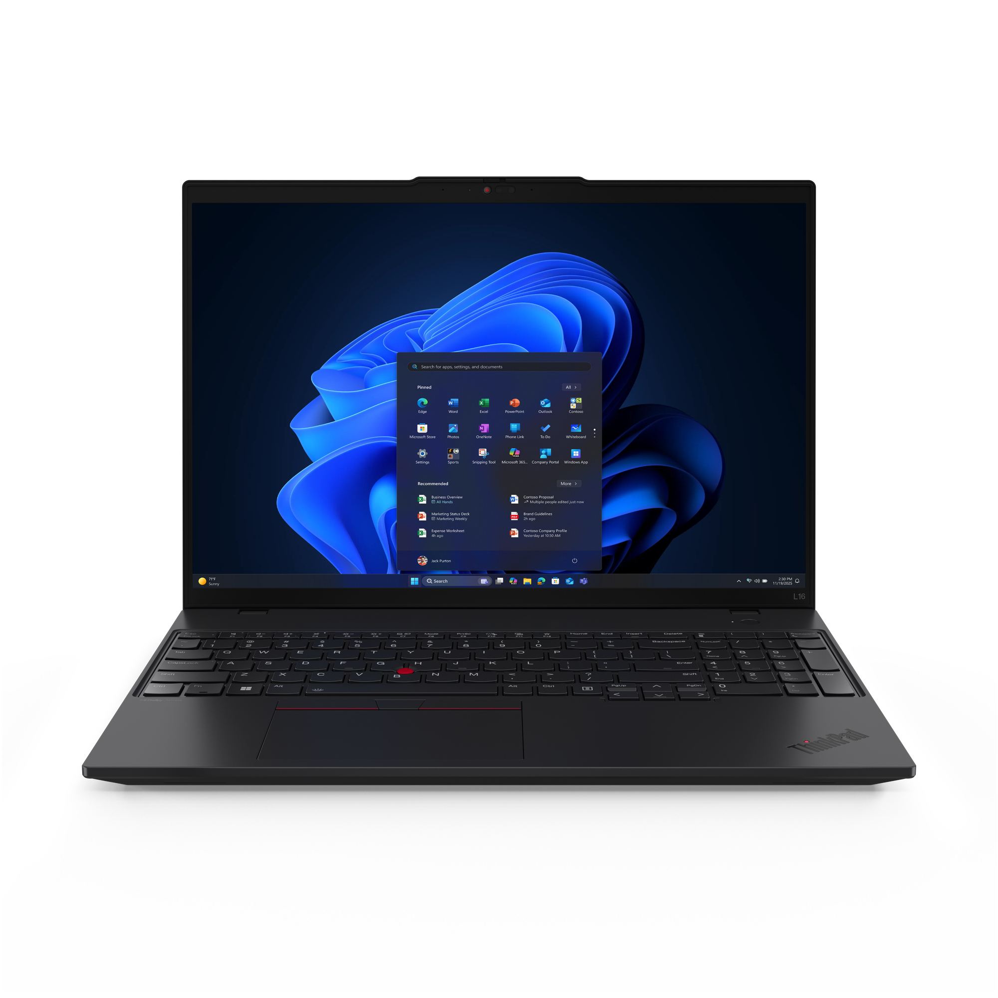 Lenovo Notebook TB L16 G2 CU5-225U 16"/32GB/1TB 11P, 21SA001FRI