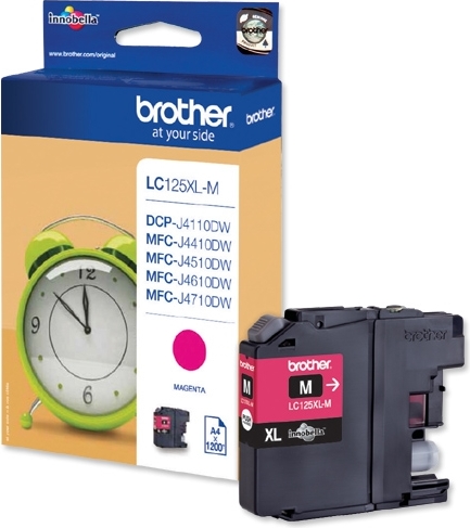 BROTHER Cartus Cerneala Original Magenta pentru, LC125XLM