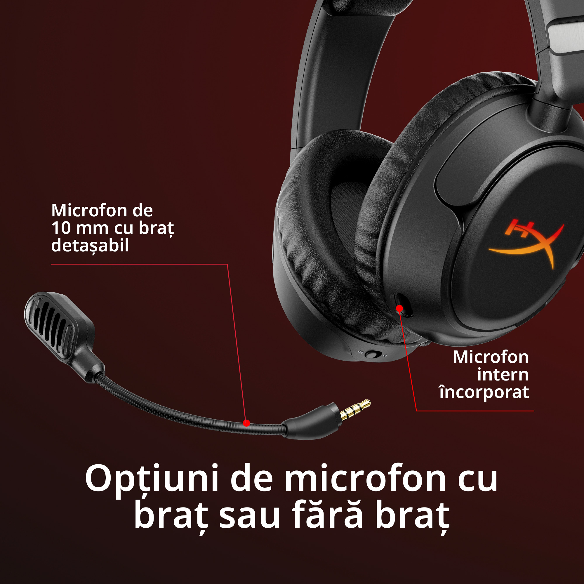 HP HyperX Cloud Flight 2 WL WHT GAM HS, B5VC5AA - imagine 7