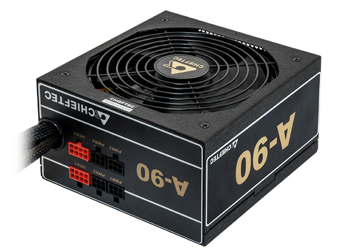 CHIEFTEC SURSA A-90 750 W, semi-modulara, certificare 80 Plus Gold - compatibila, GDP-750C
