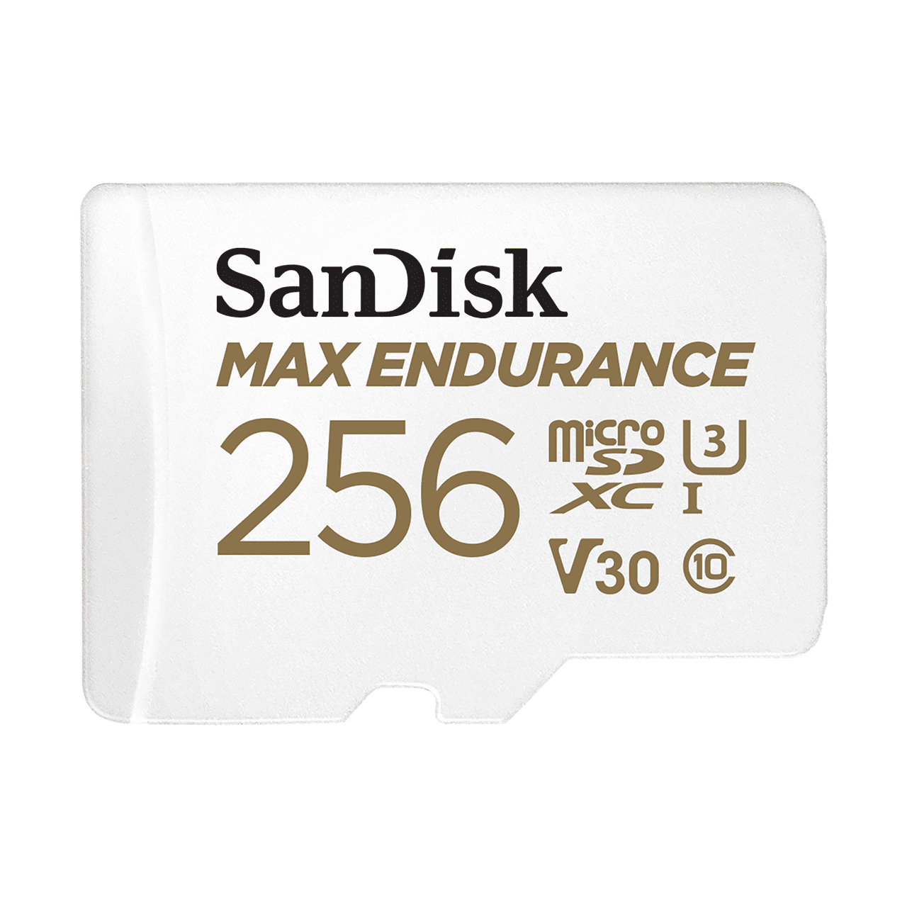 Sandisk Card memorie Max Endurance microSDXC 256GB Class 10 U3 + Adapter, SDSQQVR-256G-GN6IA