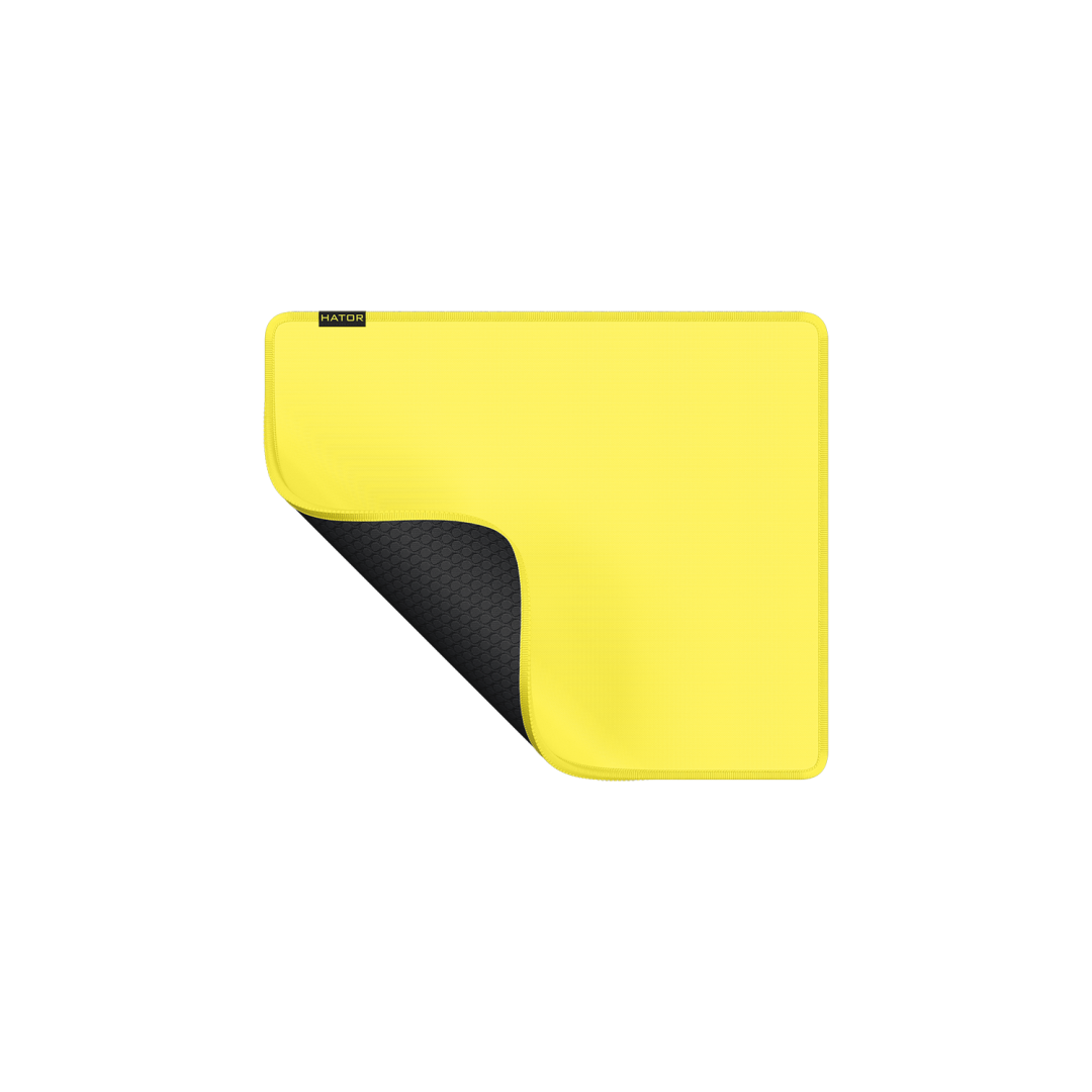 HATOR Mousepad Gaming Tonn EVO M, 360 x 300 mm, Galben, HTP-024 - imagine 2