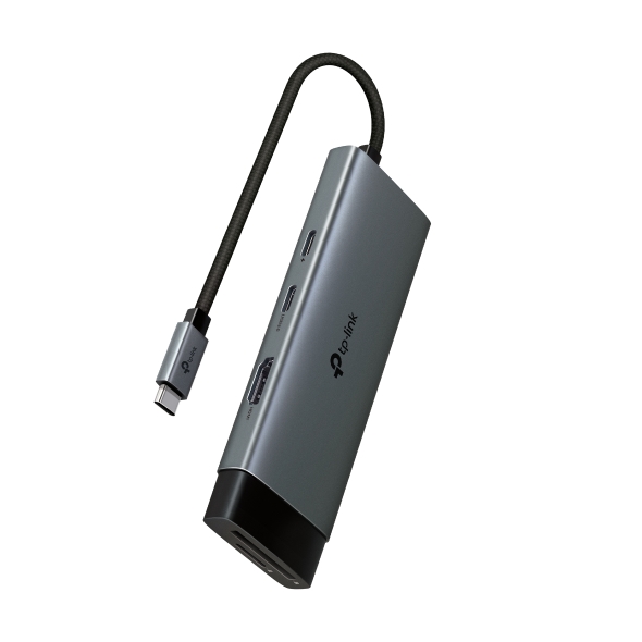 Tp-Link DOCKING STATION, porturi USB: USB 3.0x2 + USB-C PDx1, USB-C x 1, 1 x HDMI, Card, UH7020C