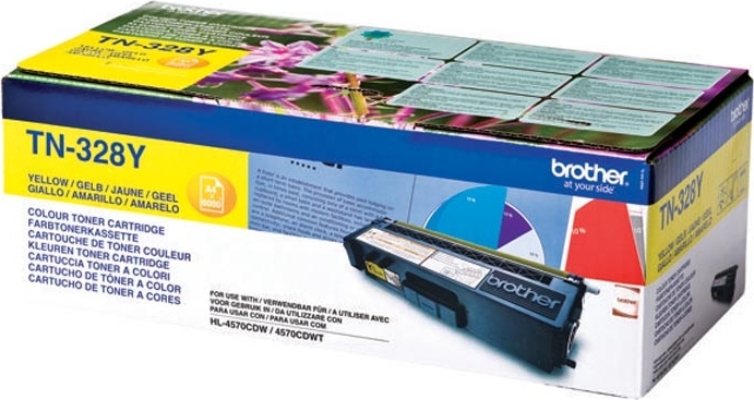 BROTHER Toner Original Yellow pentru HL-4570|MFC-9970|9270, 6K, TN328Y