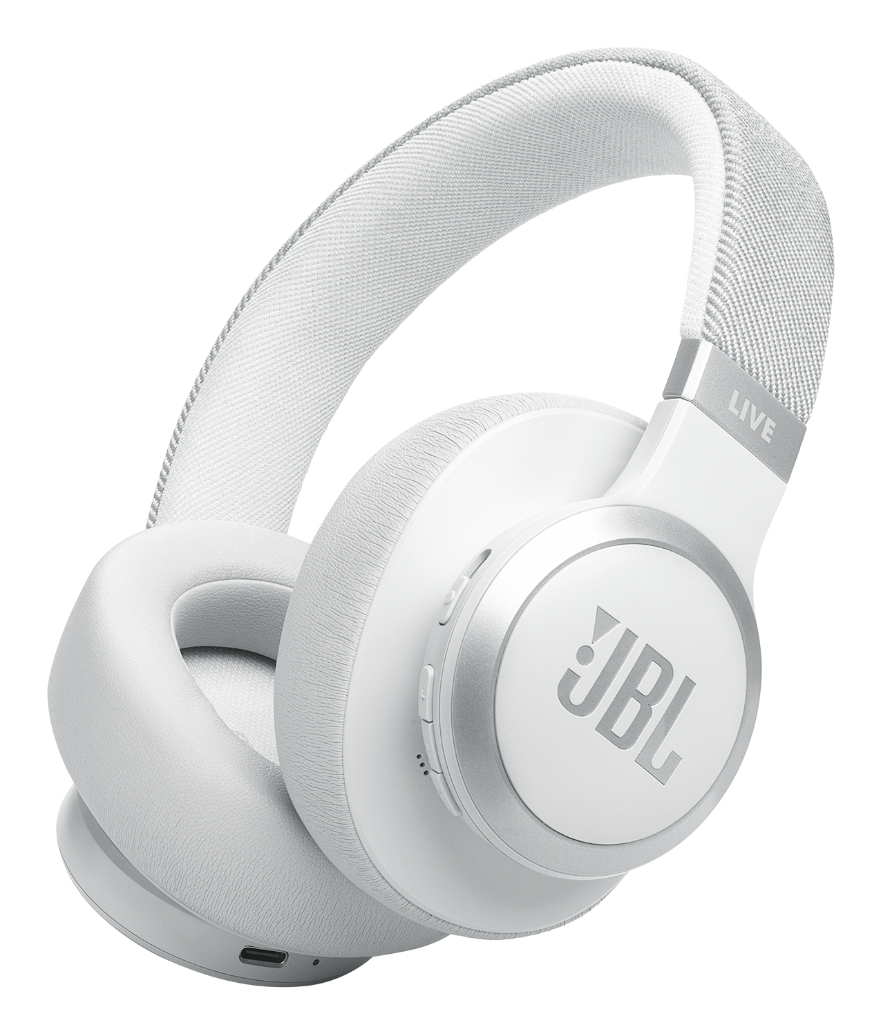 JBL LIVE 770NC, Autonomie 65 ore, Bluetooth 5.3, Alb, JBLLIVE770NCWHT