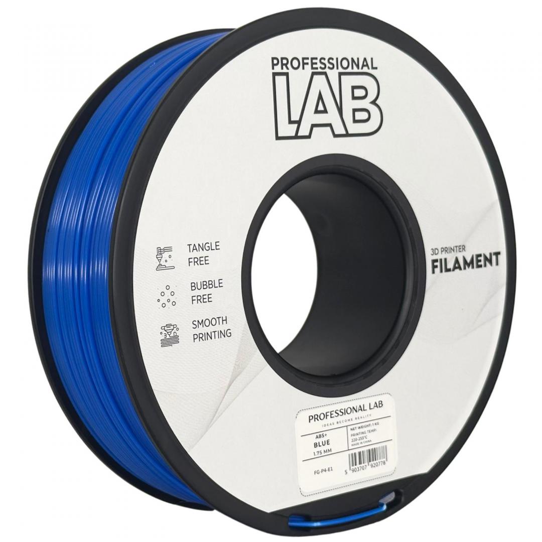 PROFESSIONAL LAB Filament 3D Proffesional Lab, Diamentru 1.75mm, Greutate: 1KG, Culoare, ABS+ BLUE