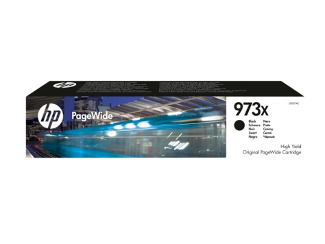 HP Cartus Cerneala Original Black, nr.973x pentru PageWide Pro 452|Pro 477, L0S07AE