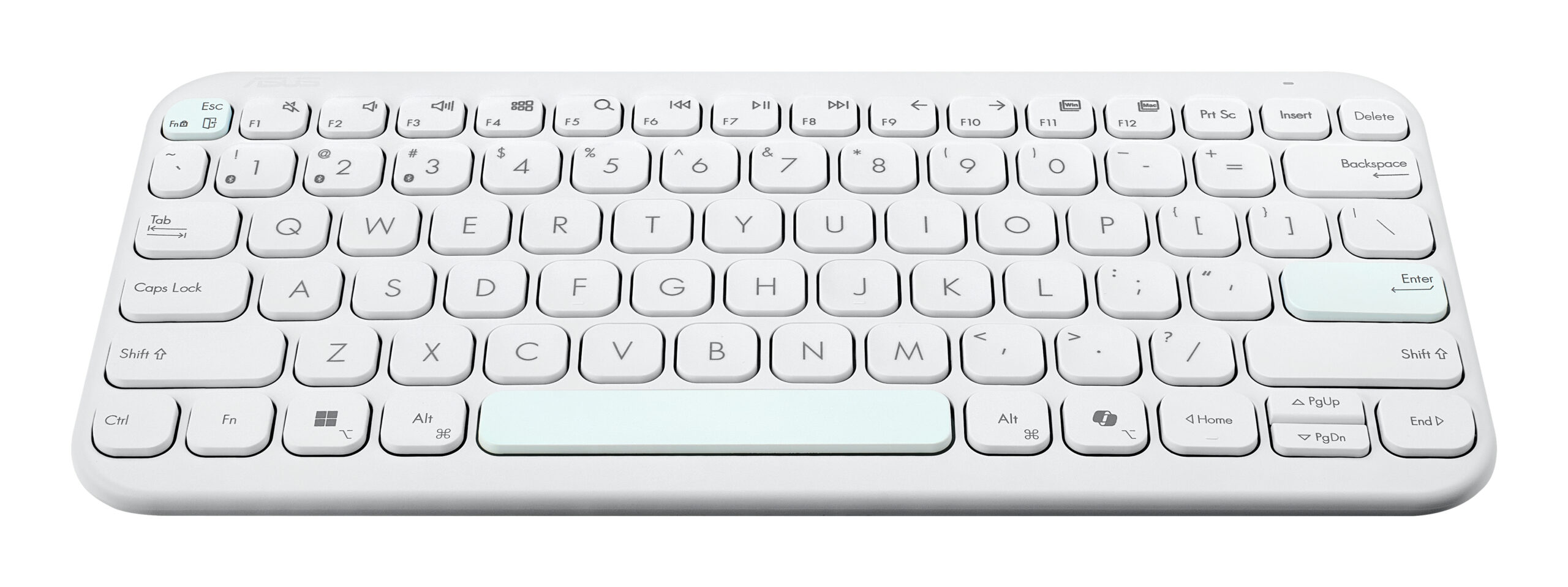 Asus KW100 KEYBOARD WHITE, 90XB0880-BKB4F0 - imagine 4