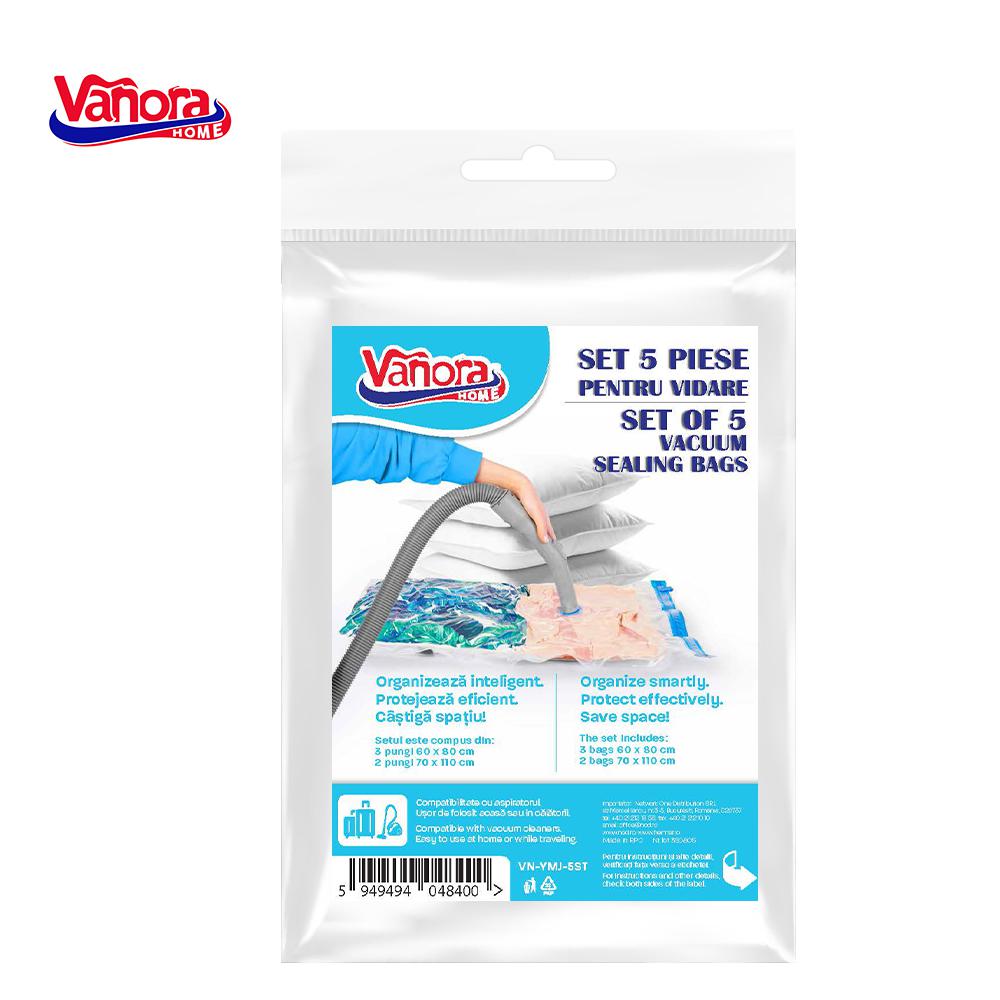 VANORA SET 5 SACI PENTRU VIDARE, VANORA HOME, VN-YMJ-5ST