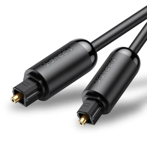 UGreen CABLU audio, "AV122" optic Toslink(T) la Toslink(T), 1.5m, conectori auriti, negru, 70891