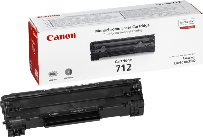 Canon Toner Original Black, CRG-712 pentru LBP-3010|LBP-3100, 6K, CR1870B002AA