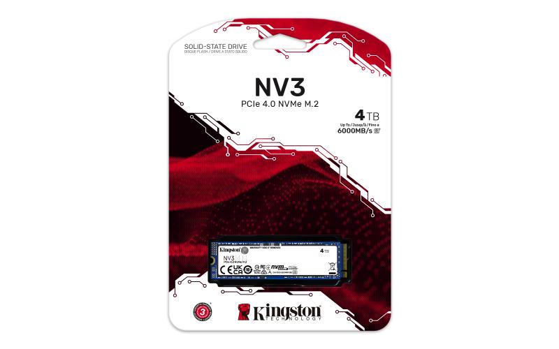 Kingston SSD, SNV3S, M2-2280, 4TB, PCI E, SNV3S/4000G - imagine 5