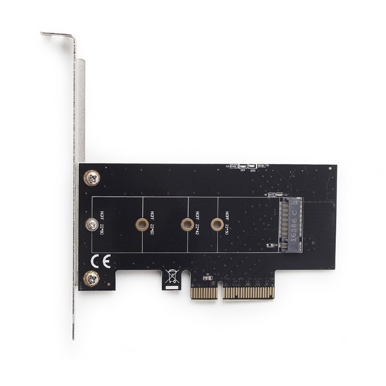 Gembird CARD adaptor, PCI-Express la M.2 SSD, low profile, PEX-M2-01