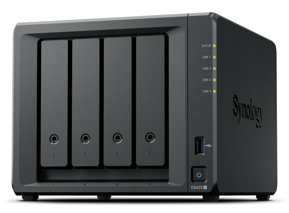 Synology Desktop 4-BAY Intel Celeron J4125 2GB DDR4 non-ECC, DS425+