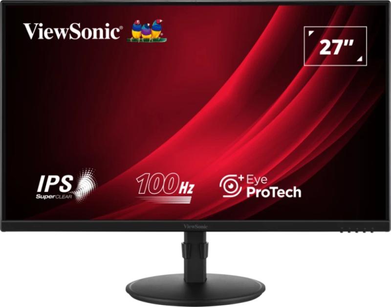 VIEWSONIC Monitor Consumer, 27", 1920 x 1080 pixeli, Black, VA2708-HDJ