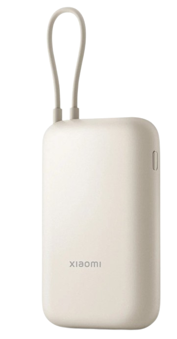 Xiaomi Baterie externa Power Bank 10000mAh 22.5W cu cablu integrat Type-C Cable Crem EU, BHR9072GL