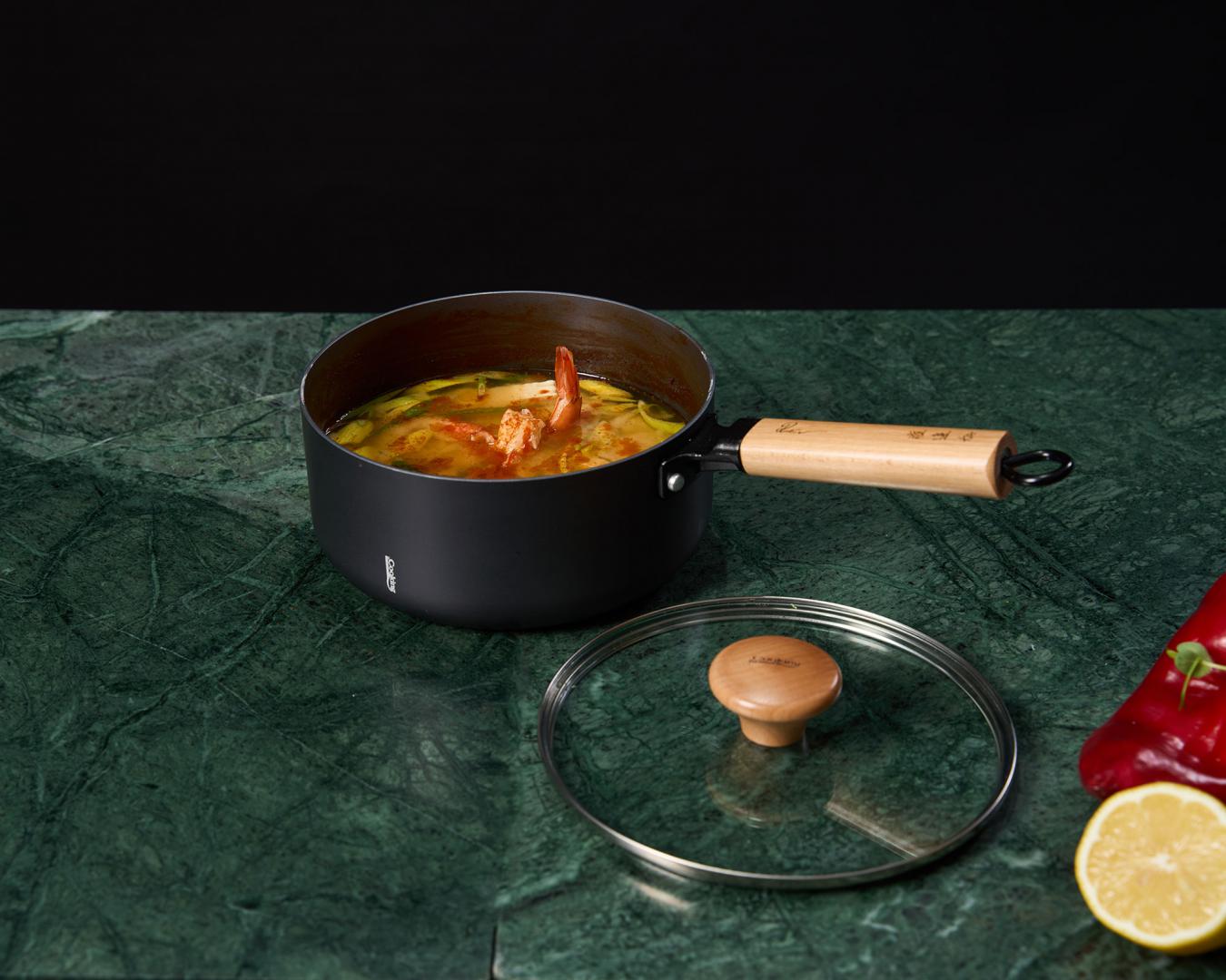 HEINNER CASEROLA ALUMINIU + CAPAC 20X9.5 CM, 2.7L, RIKITO WATANABE, SAMURAI GOURMET, HR-SNT-C20 - imagine 9