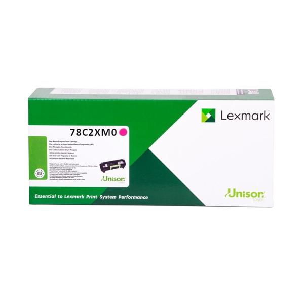 LEXMARK Toner, Magenta, 78C2XM0