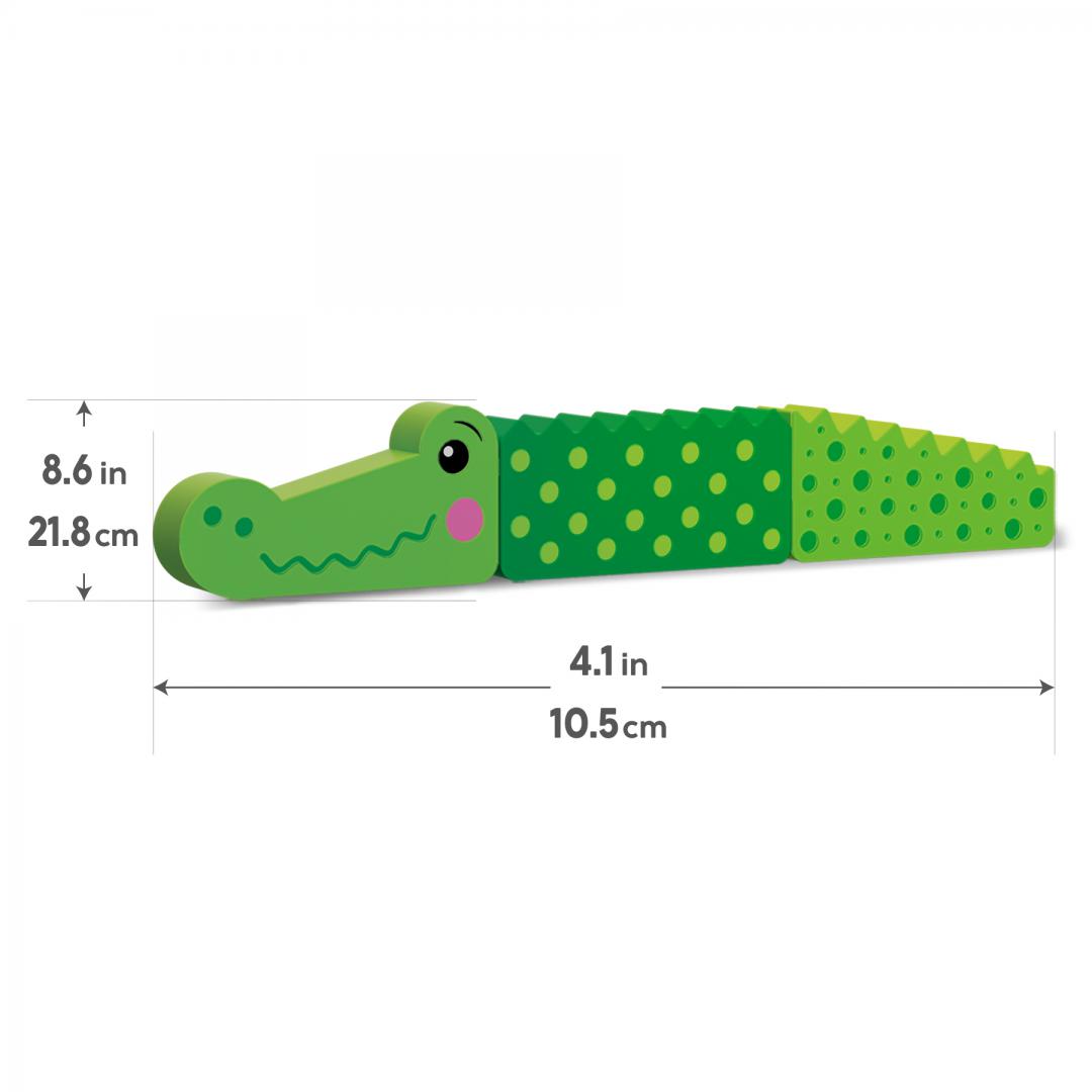 KIDS HITS GRADINA ZOOLOGICA PRIETENOASA DIN LEMN, KH20/001 - imagine 4