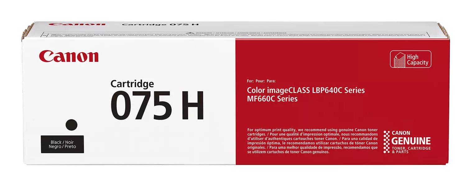 Canon Toner Original Black, CRG-075HBK, pentruLBP646|LBP647|MF664|MF667, 3.5K, 6369C002AA