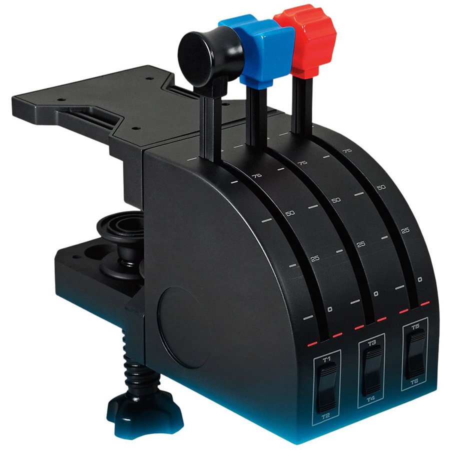 Logitech G Saitek PRO Flight Throttle Quadrant - USB, 945-000015
