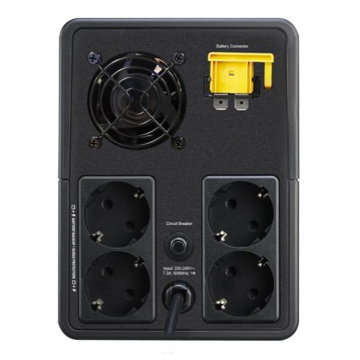 APC UPS Easy UPS, Line int., mini Tower, AVR, Schuko x 4, LED, back-up 21 - 30 min., BVX1600LI-GR - imagine 2