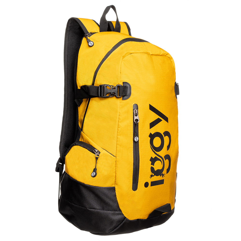 IGGY RUCSAC, 1 compartiment principal, 1 buzunar frontal, 4 buzunare laterale, nylon, IGBP-ADVENTURE