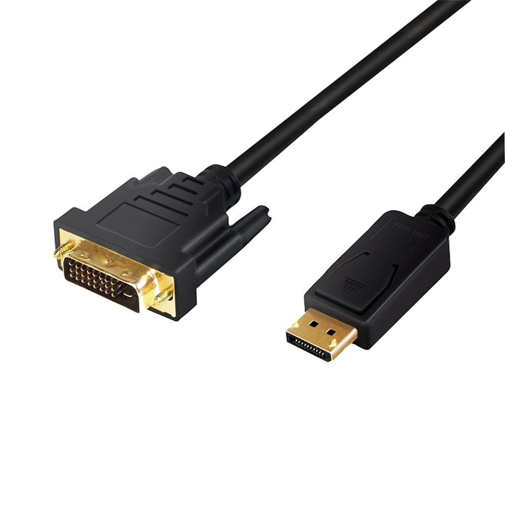 Logilink DisplayPort cable, DP 1.2 to DVI, 5m, CV0133