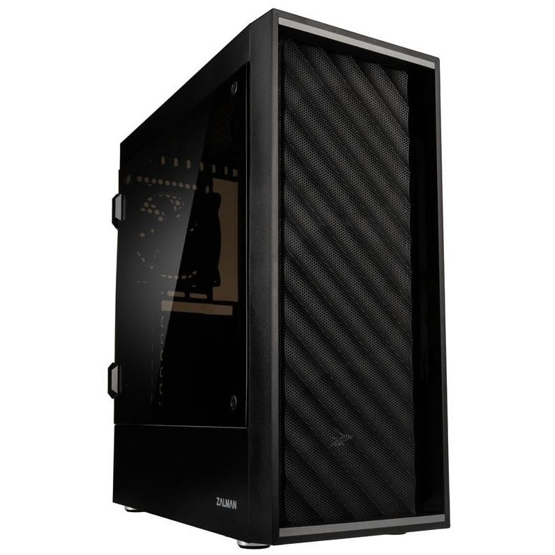 Zalman CARCASA, middle tower, office, fara sursa, suporta 8xfan, 2xfan inclus, USB 3.1 gen1 x 2, T7