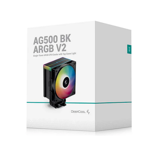 Deepcool COOLER AG500 BK ARGB V2 skt. Intel si AMD, racire cu aer, vent. 120mm, R-AG500-BKAMMN-GJD - imagine 5